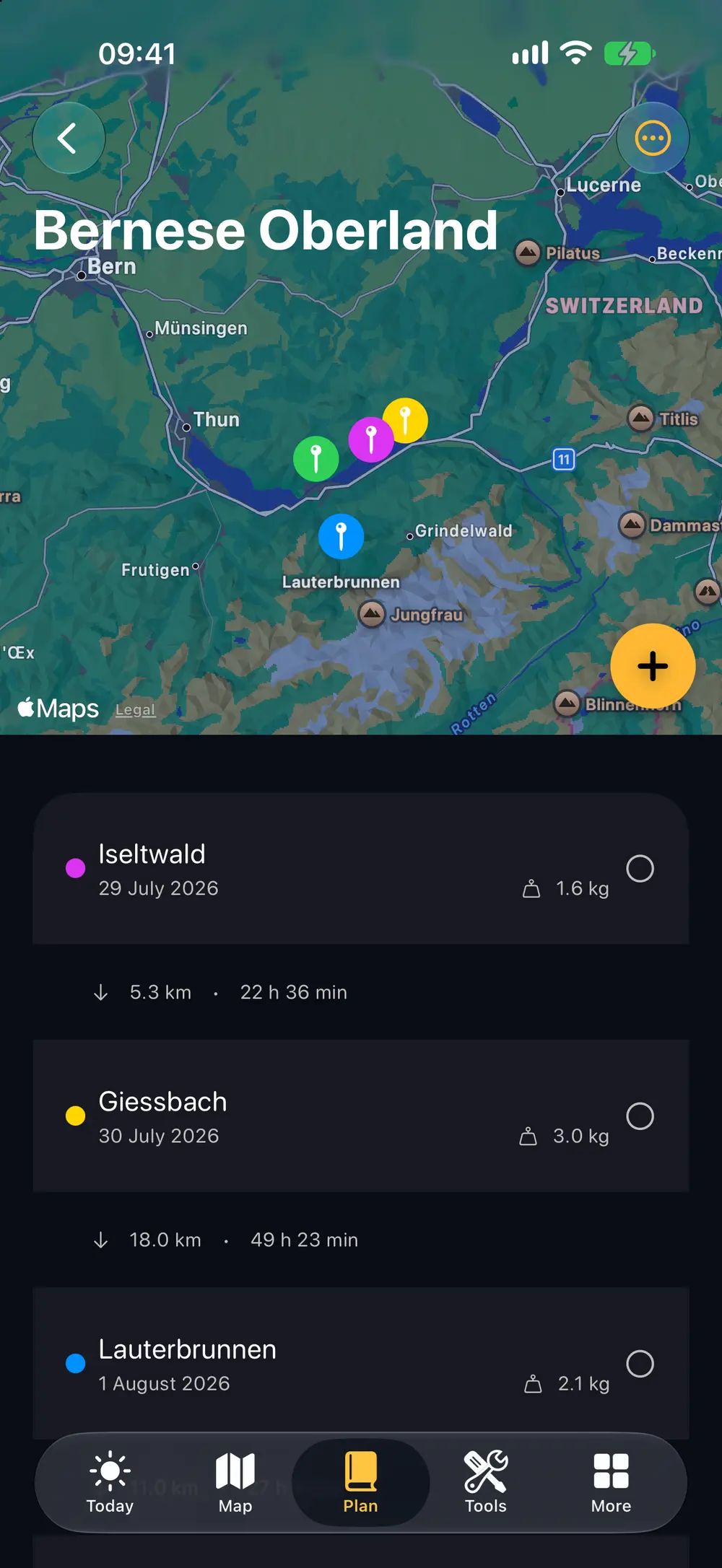 Projects, Spots & GPX — Plan the trip, save the spot, get reminded to be there.