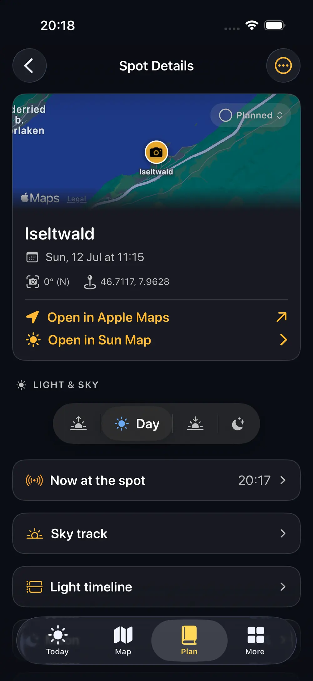 Projects, Spots & GPX — Plan the trip, save the spot, get reminded to be there.